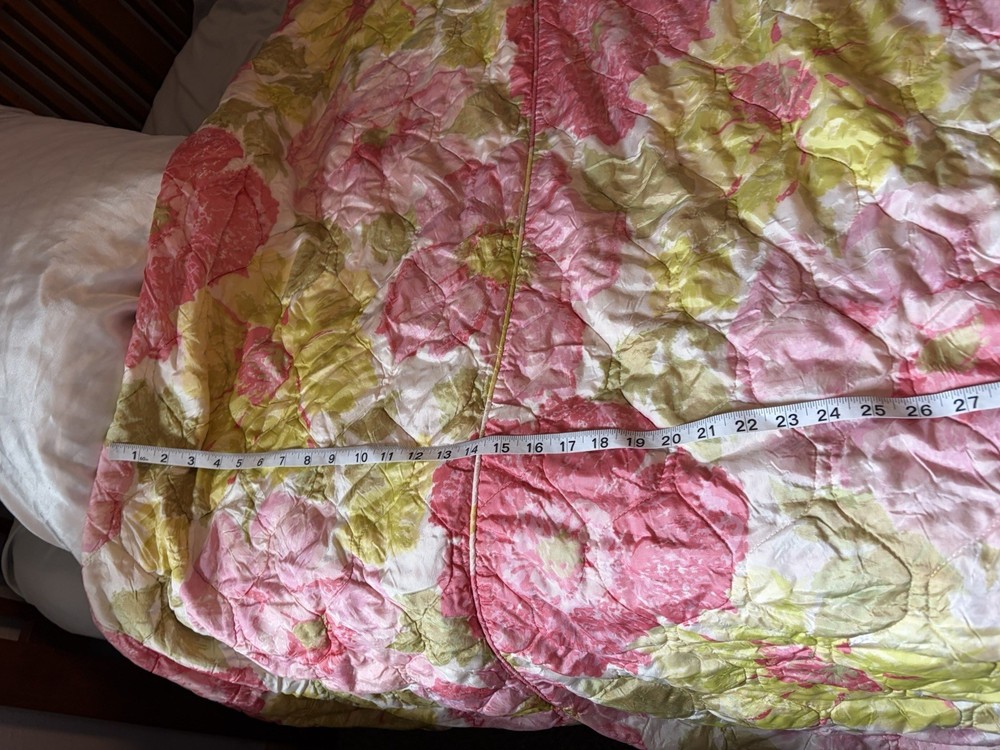 Vintage Floral Bedspread King Size