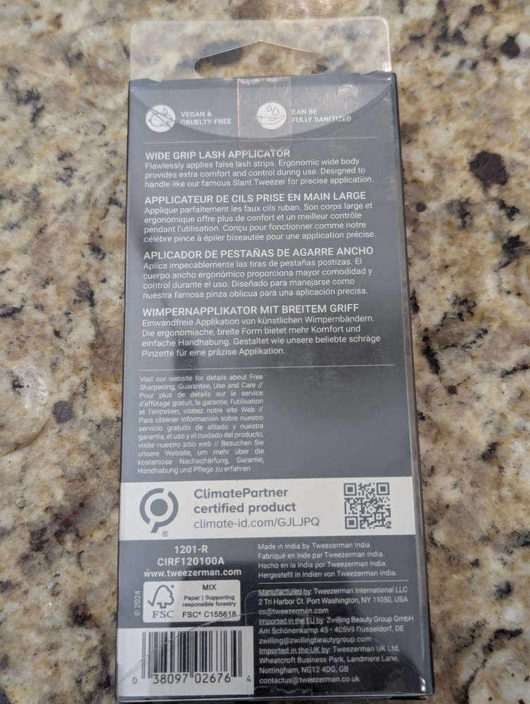 Tweezerman Wide Grip Lash Applicator 1201-R