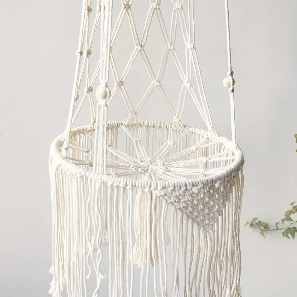 Hanging Macrame Cat Hammock Bed, Hanging Cat Bed with Cushion