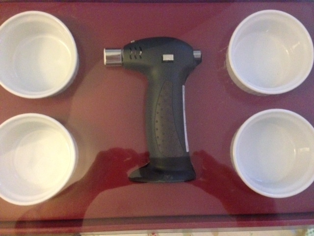 Creme Brulee Torch and Ramekin Set 5pc