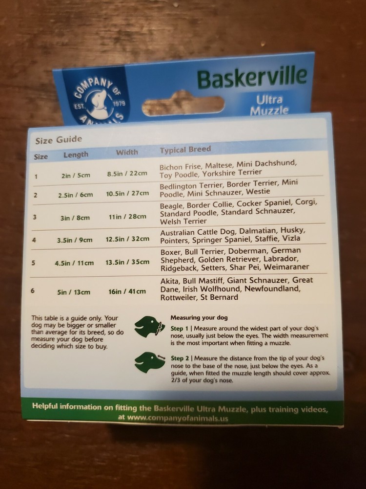 Baskerville Ultra Muzzle Size 1