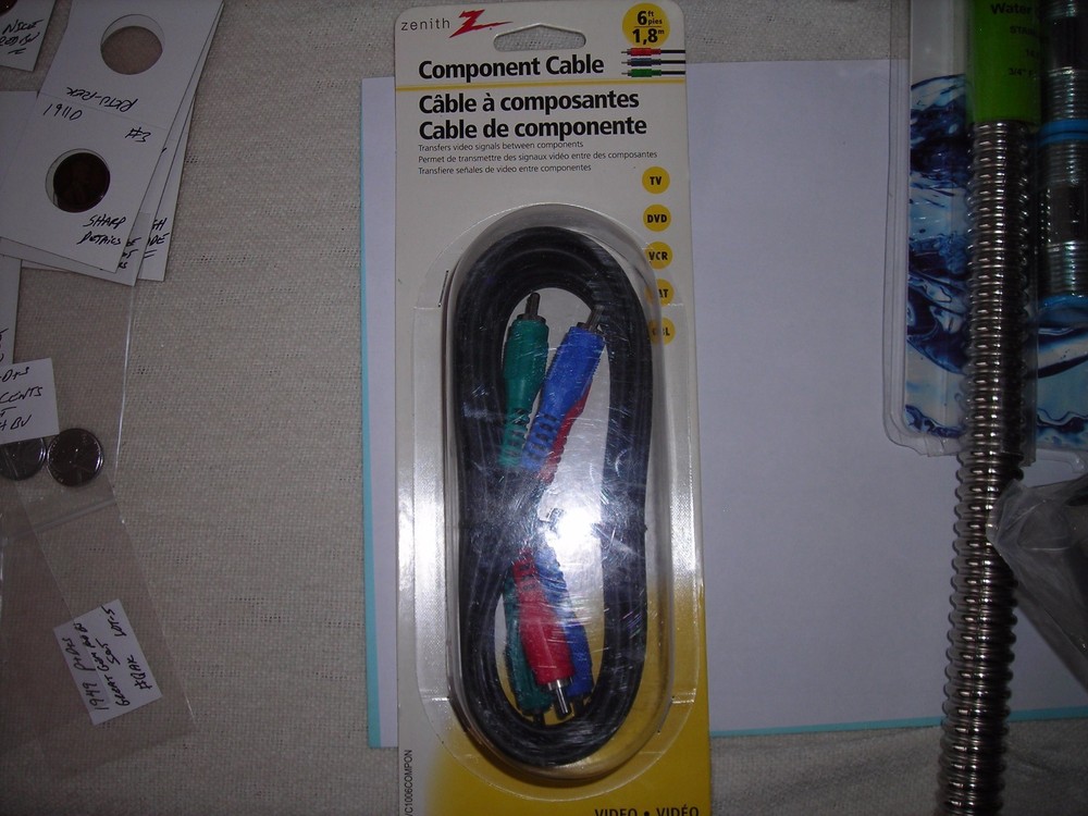 AmerTac Zenith VC1006COMPON Component Video Cable, 6 ft