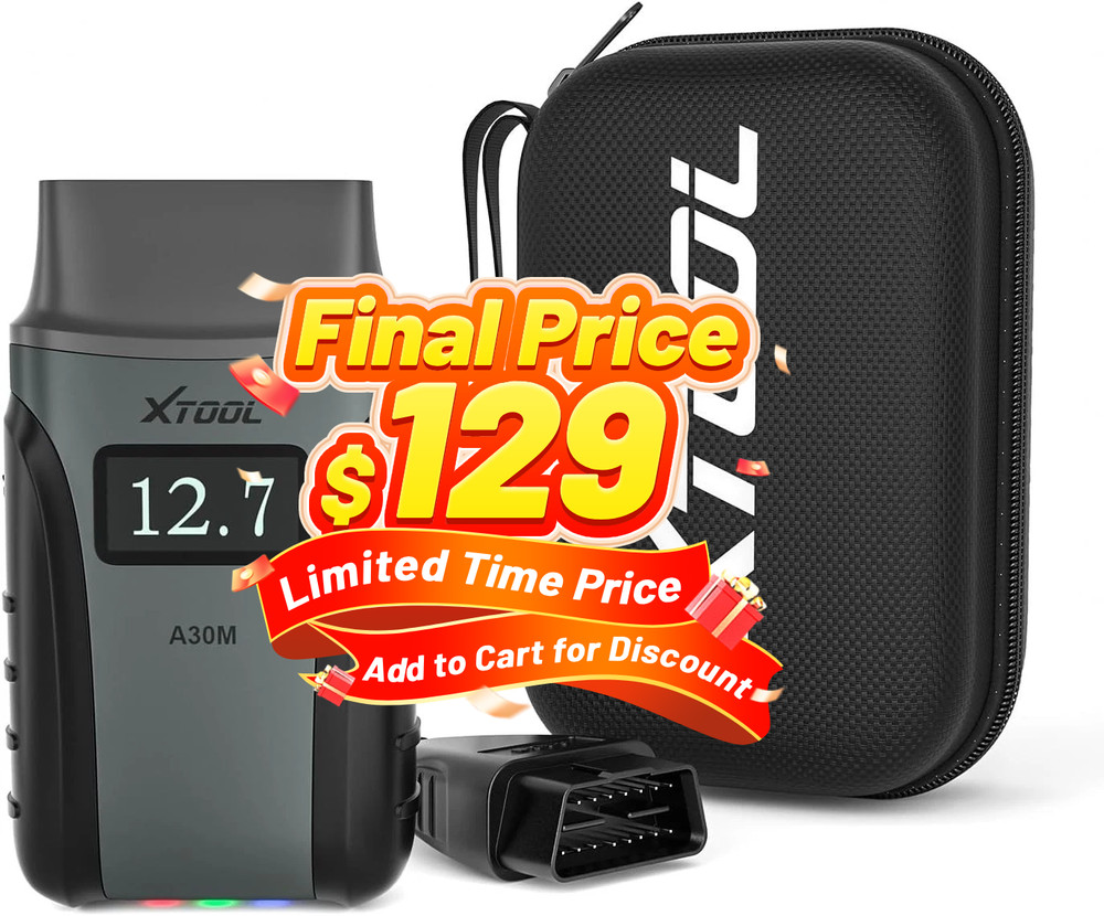 2026 XTOOL A30M V2.0 OBD2 Scanner Kit Wireless Bidirectional Diagnostic Tool