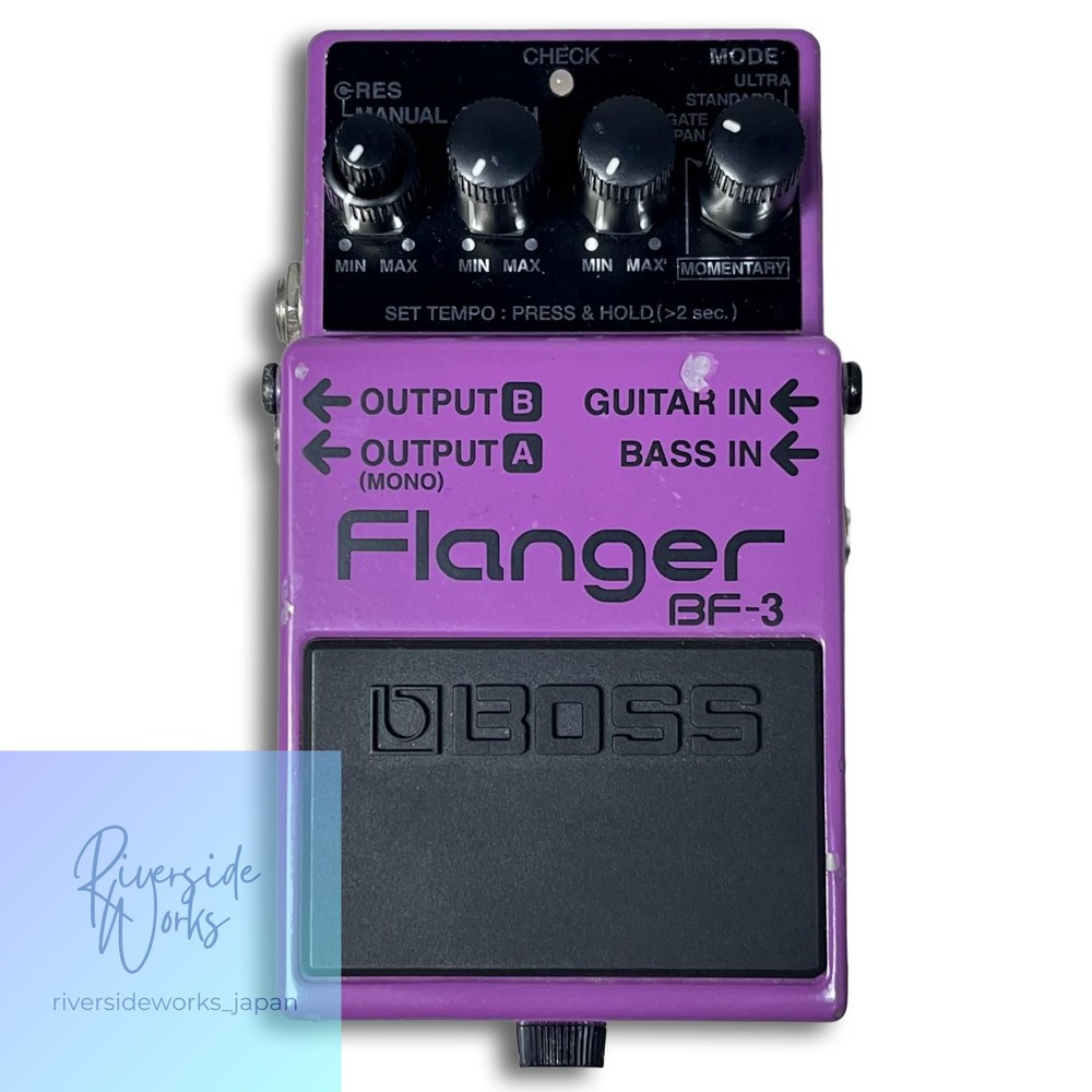 Used BOSS BF-3 Flanger Guitar Effect Pedal