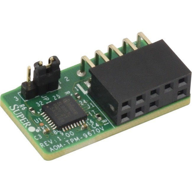 Supermicro AOM-TPM-9670V-S Trusted Platform Module (TPM) Vertical