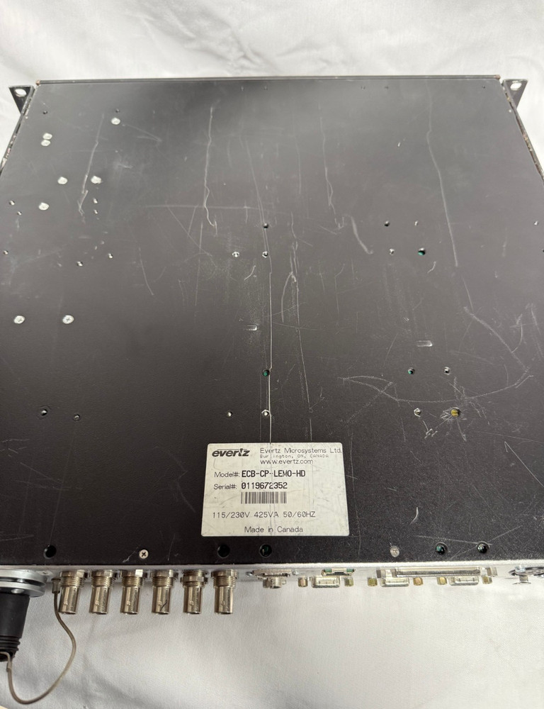 Evertz Microsystems ECAS-HD Base Station Model # ECB-CP-LEMO-HD