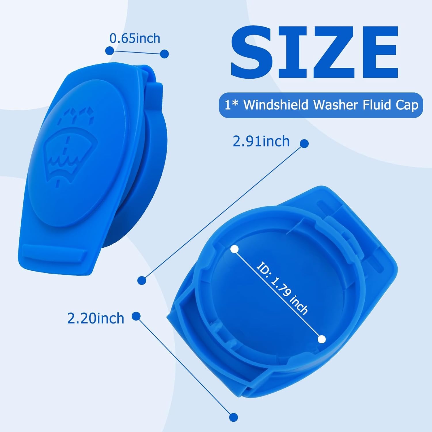 Windshield Washer Fluid Cap,OEM#3Q0955455,Washer Fluids Reservoir Caps Car