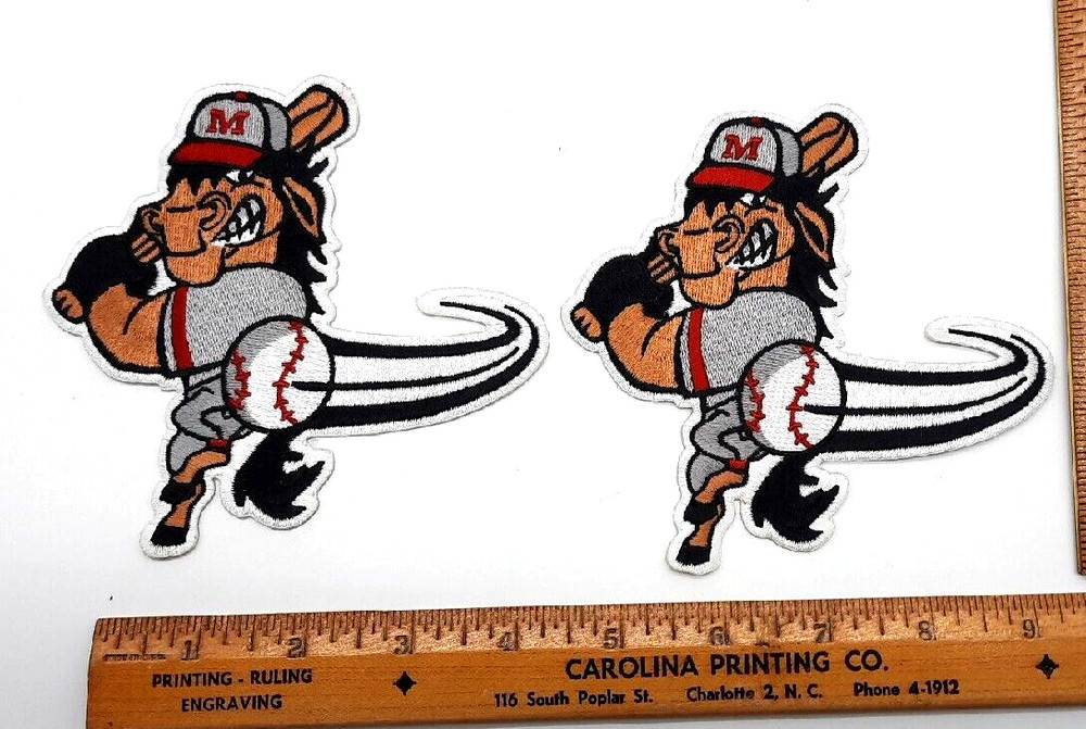 2X Billings Mustangs Throwback MiLB Minor League Baseball Jersey Patch 5"