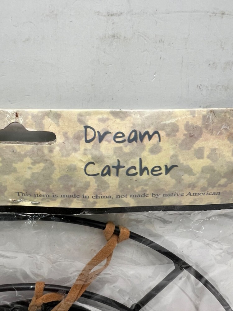 2 dream catchers new in package wolf face and wolf howling