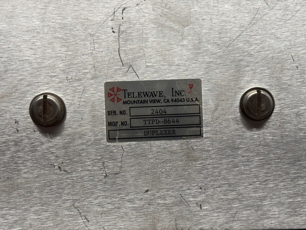 Telewave TTPD-8644 Duplexer - P44