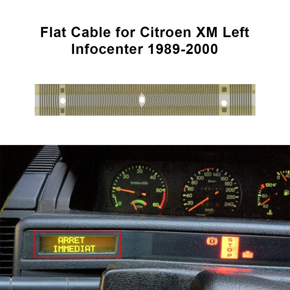 Flat Cable for Citroen XM I II Left Infocenter Display