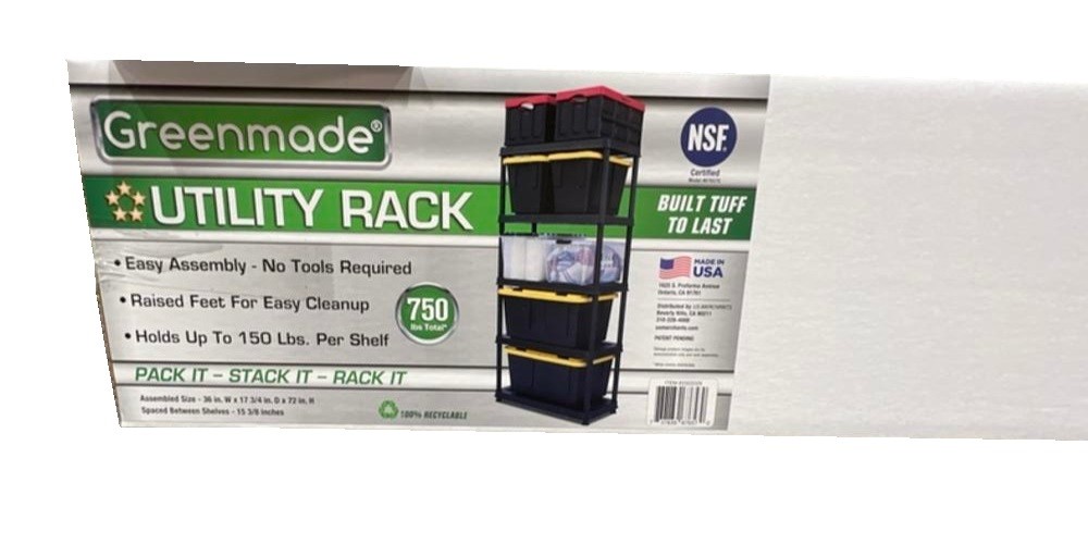 Greenmade Resin Shelving Utility Rack