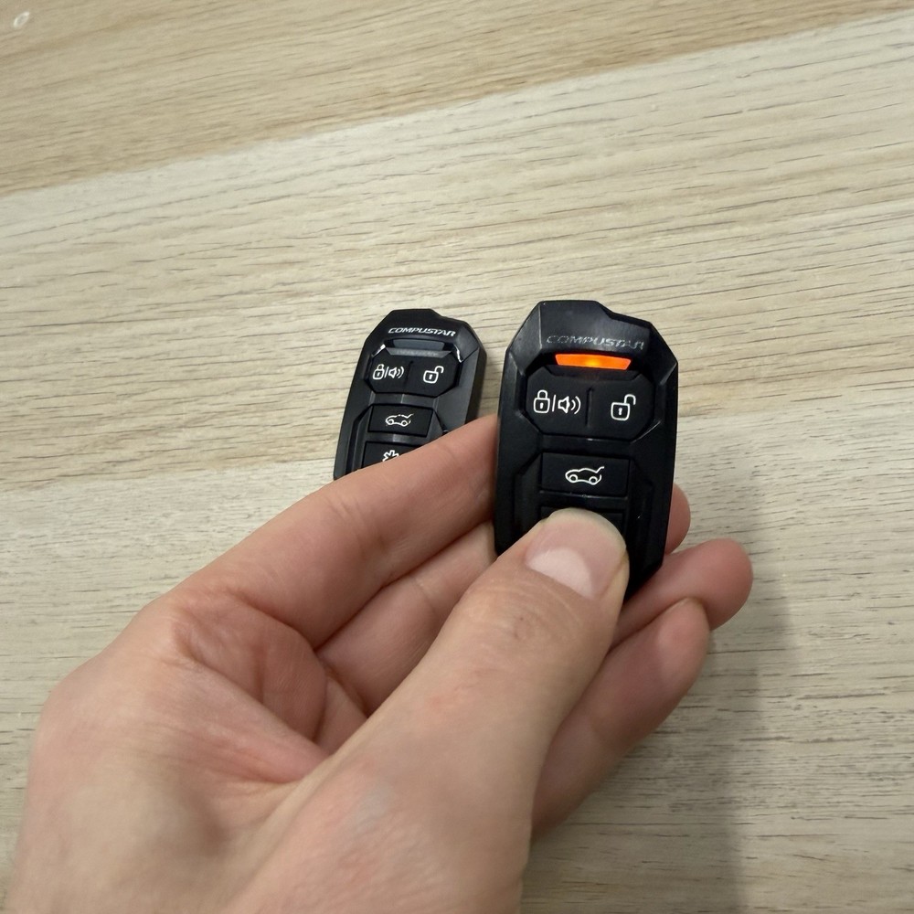 2x Compustar 900R Remote Start Keyless System Transmitter 1 Way