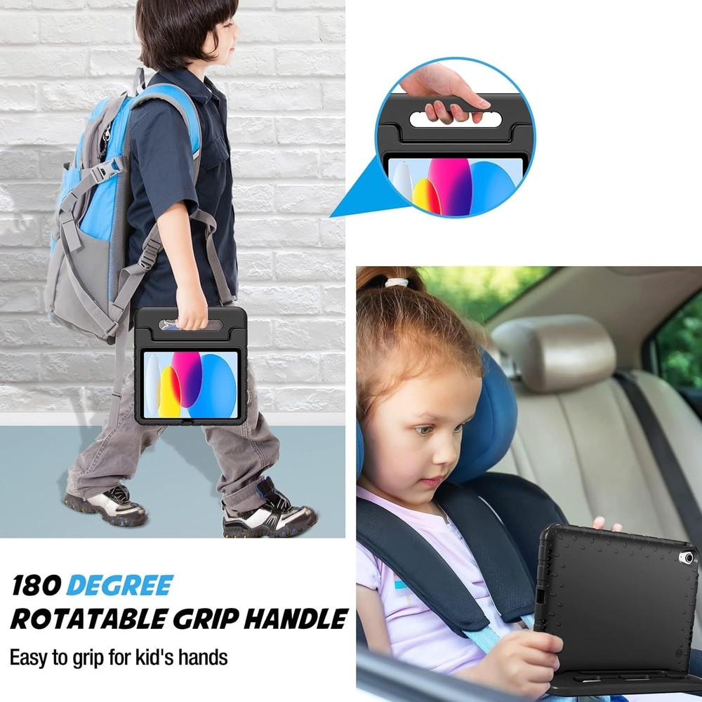 Kids Friendly Shockproof Case For iPad 11th Gen 2025 A16 Chip Screen Protector