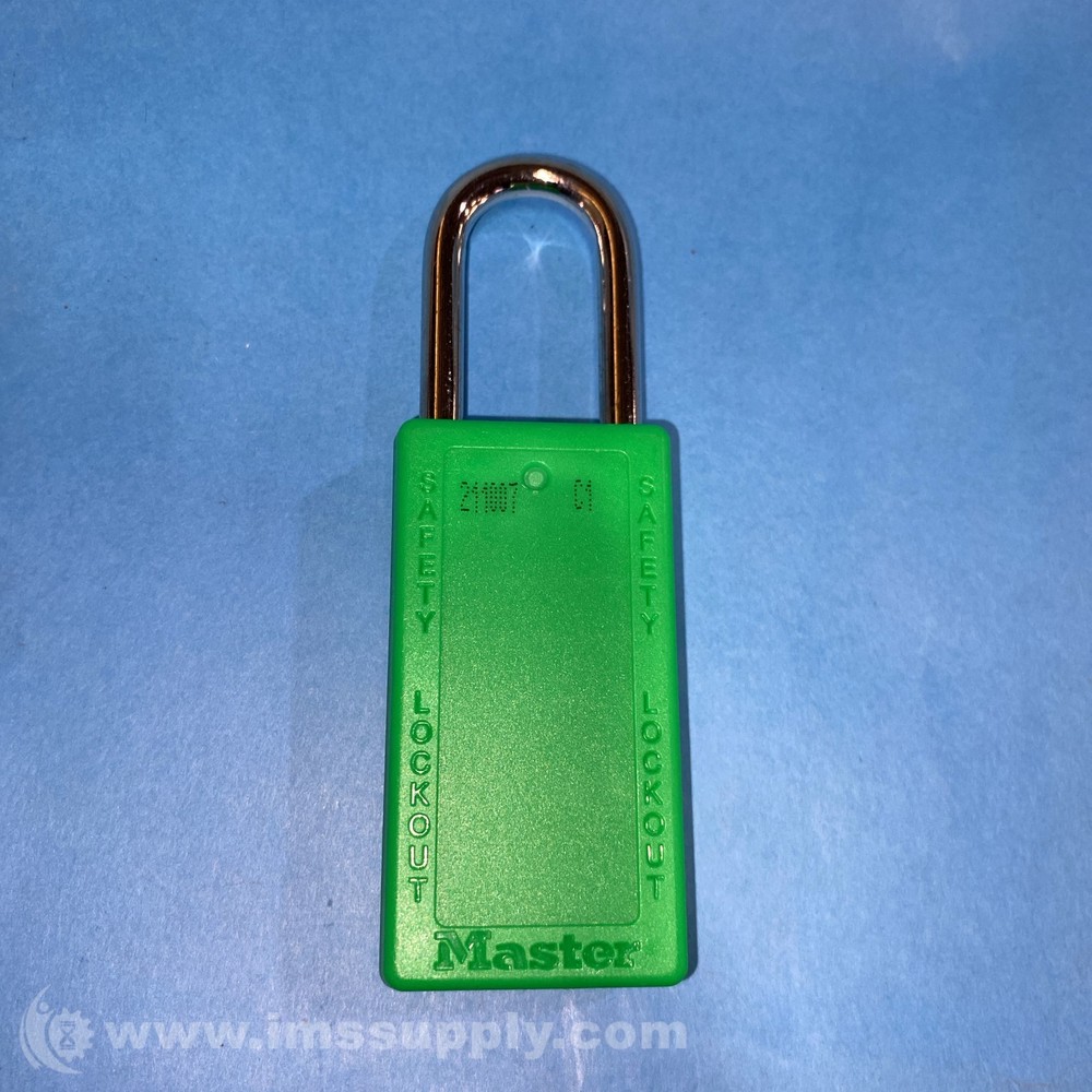 Master Lock 411GRN Lockout Tag Padlock FNOB