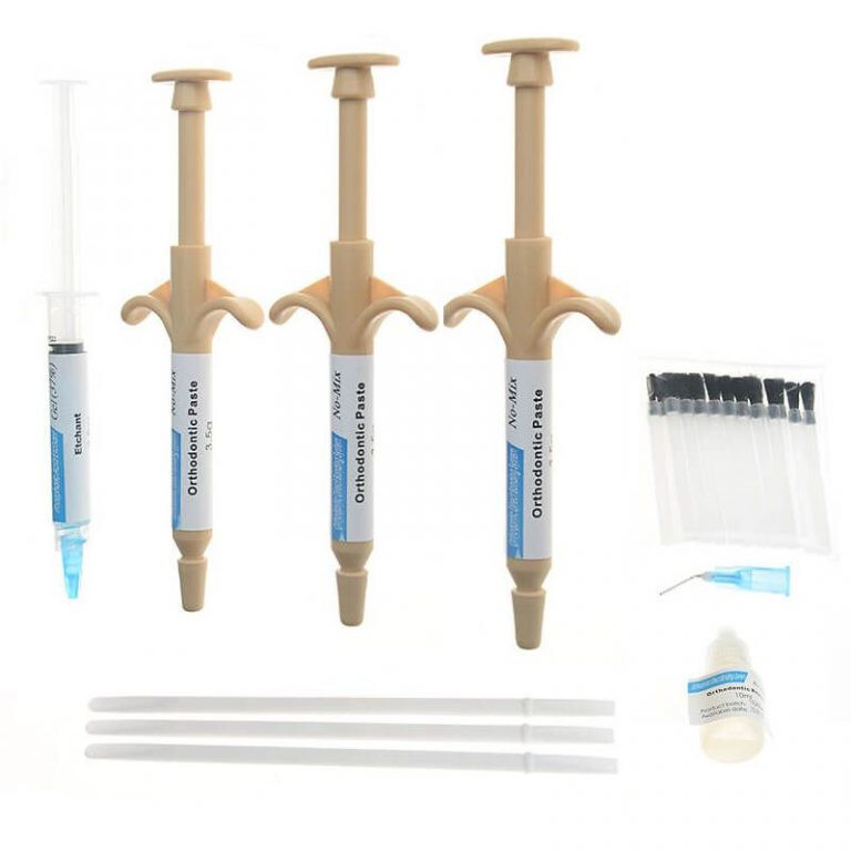 Dental Orthodontic Direct Paste Adhesive Bonding Self Curing Composite Resin Set