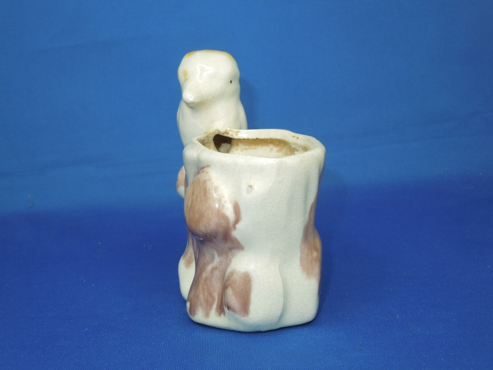 Vintage Ceramic Bird Planter Unmarked