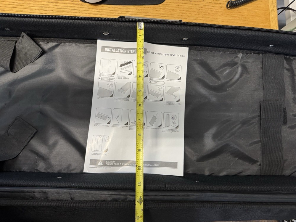 Silver Step 36" Retractable Banner Stand Transport Case Only Excellent Condition