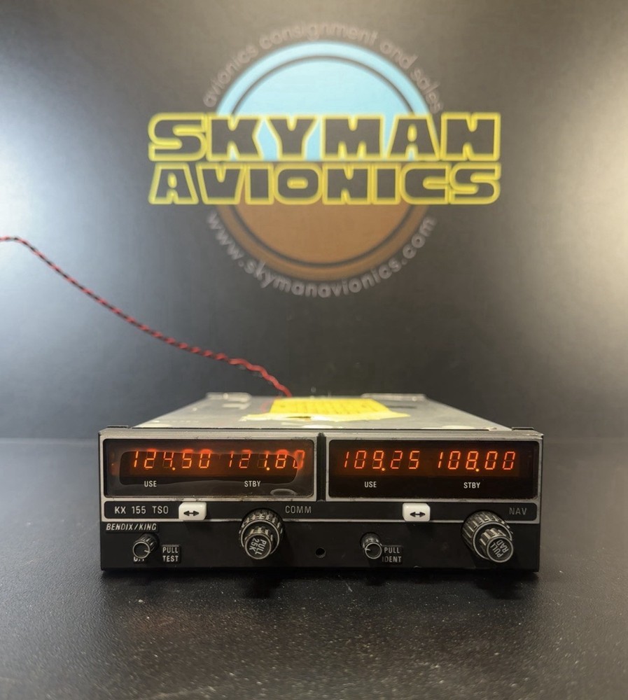 Bendix King KX 155 NAV/COM w/ GS - 14V