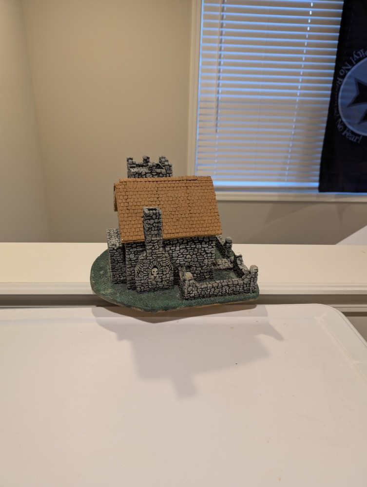 Custom Built Stone Keep - Miniature Wargaming, Terrain, Scenery, DND, Display