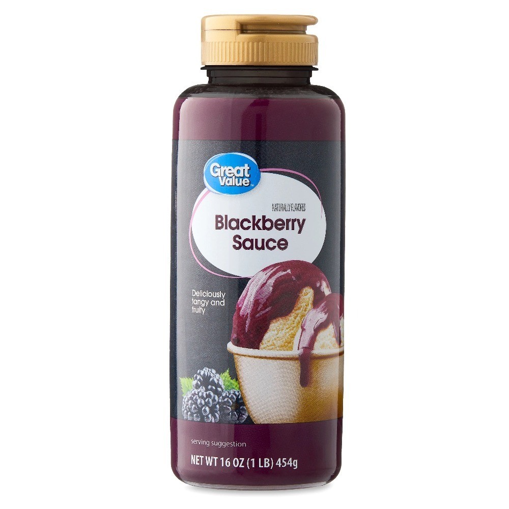 Blackberry Sauce 4 Pack Bulk Fruit for Desserts