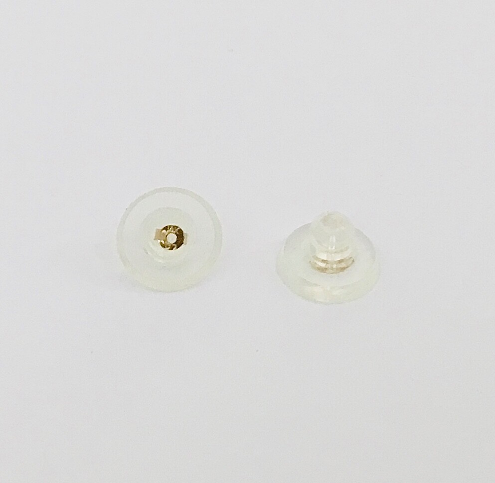 Small 14K Gold Genuine Natural Aka Red Coral 5 - 5.5 mm Ball Stud Earrings NEW