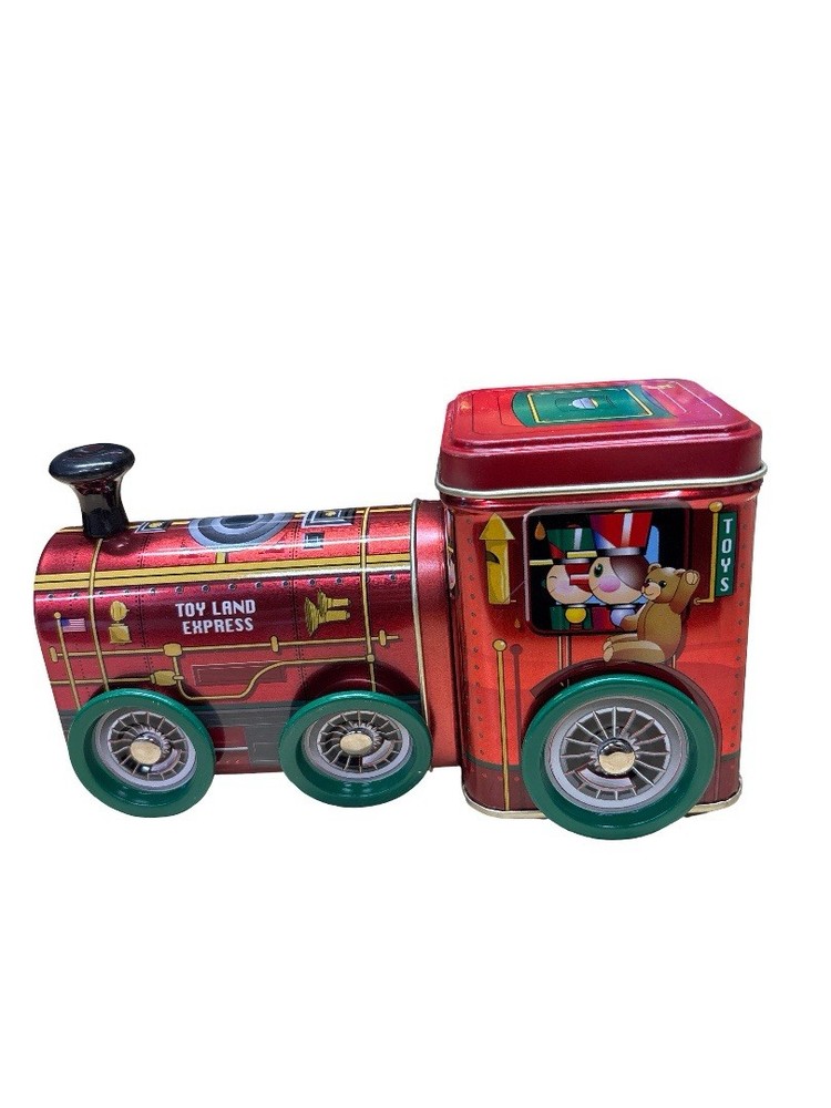 Toyland express choo-choo train tin can