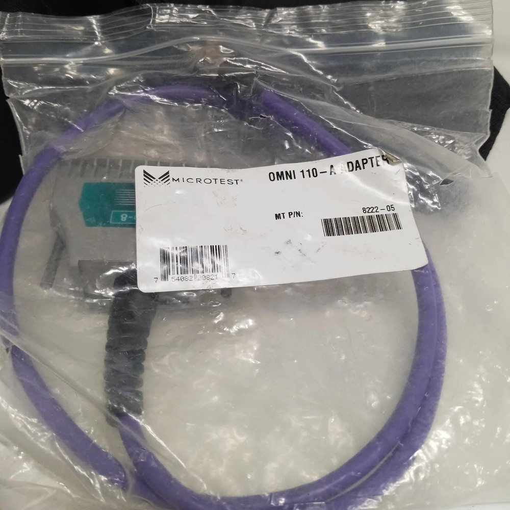 Omni Scanner Microtest Cat 5/5E/6 Cable Analyzer and Extras - Needs Batteries