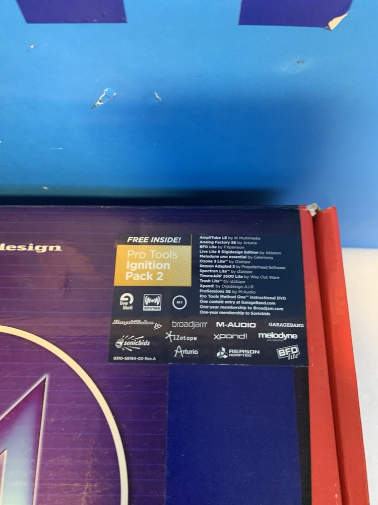Digidesign Mbox 2 USB Audio Interface Pro Tools Boxed