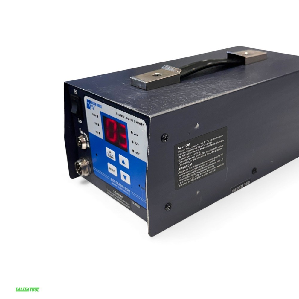 DELTA REGIS BECT840N-SSO POWER CONTROLLER, ELECTRIC TORQUE DRIVER SUPPLY 40VDC