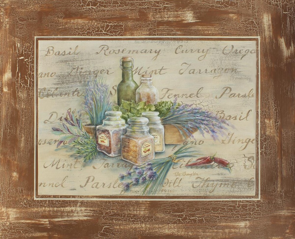 Ceramic Backsplash Tile Mural Kitchen Kitchen - Spicy with Border