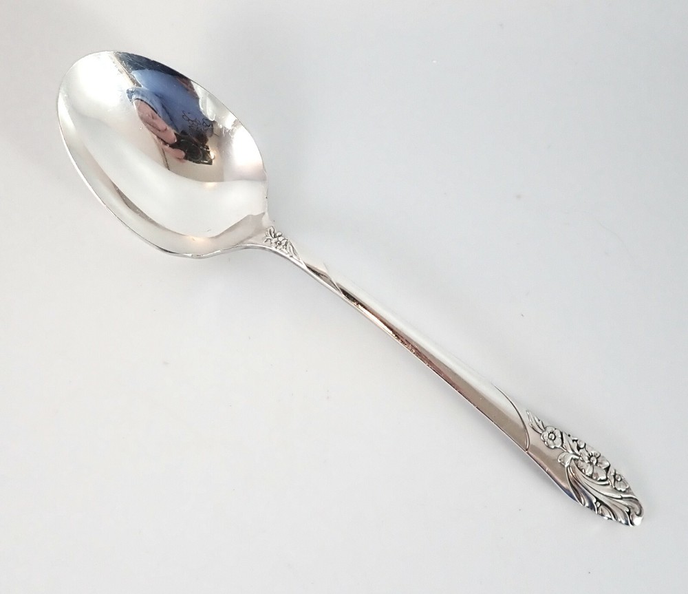 Evening Star Sugar Spoon Oneida Community Silverplate 1950