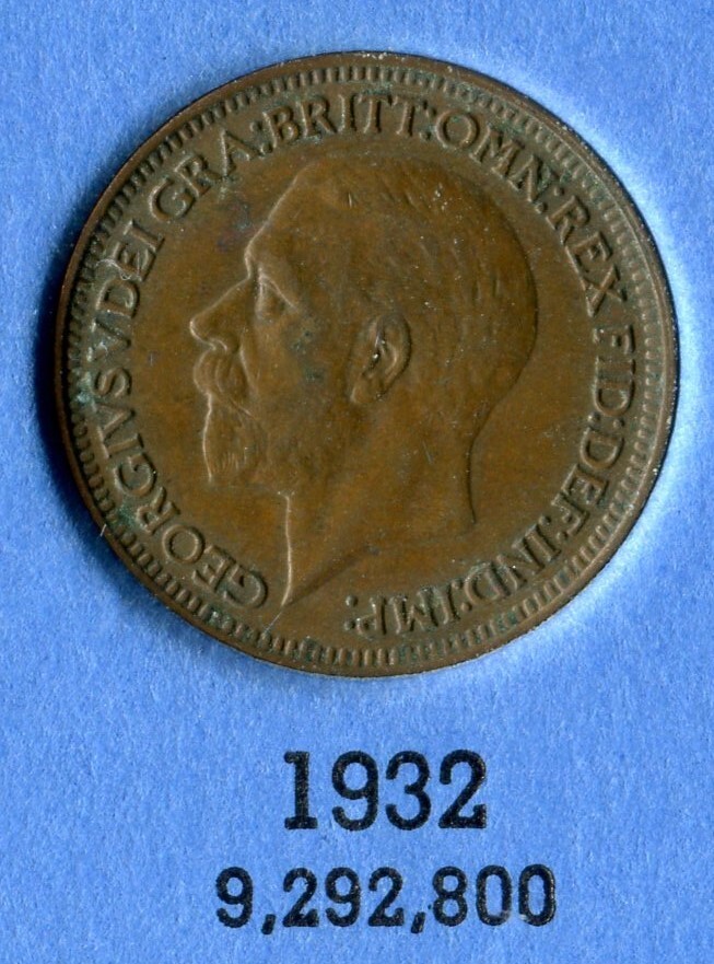Foreign Coin - Great Britain - One Farthing 1932