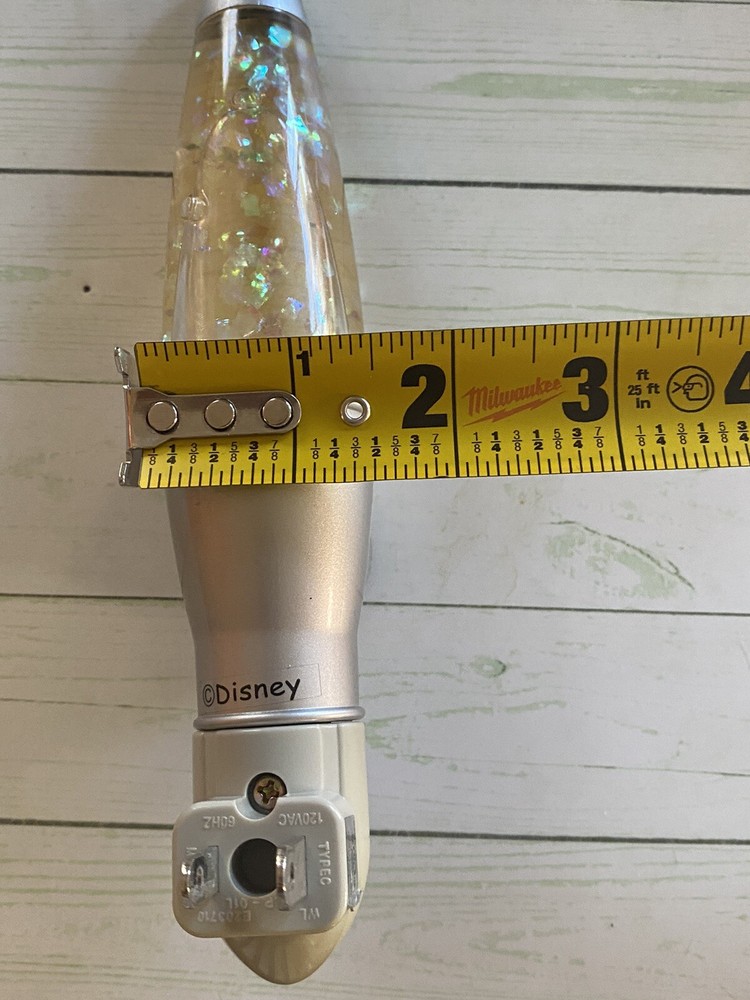Disney Mickey Mouse Magic Sparkle Motion Lava Lamp Bubble Night Light (Plug In)