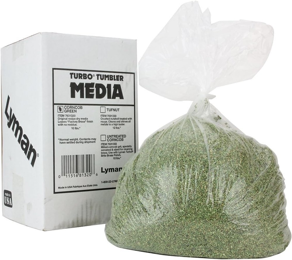 Natural Corncob Media for Brass Cleaning - 10 Pound Reusable Solution