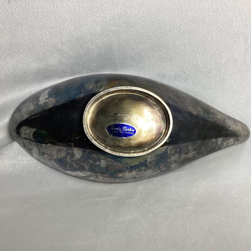 Reed & Barton Silverplated Yellow Teardrop Dish 65 by John Prip