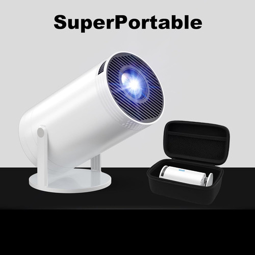 Mini Projector, Native 1080P Portable Projector with Carrying Case, 4K...