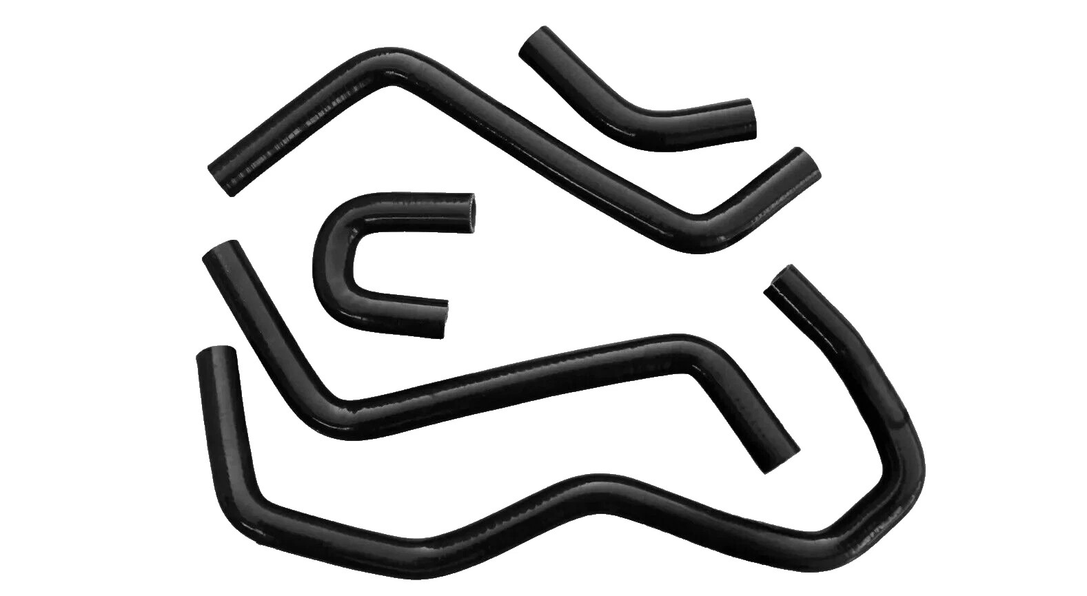 For YAMAHA RHINO 660 450 YXR 2004-2008 Silicone Radiator Hose BLACK