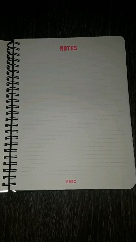 Vs Pink notebook Brand New metallic silver