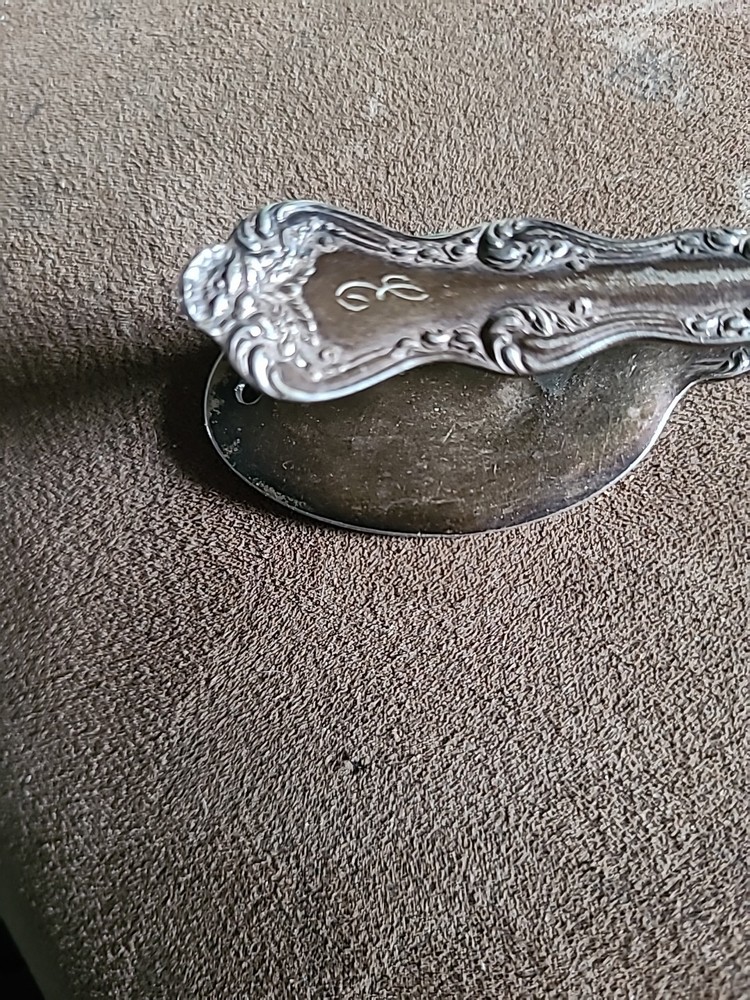 Spoon Wall Hook Handmade Hardware 3"LONG INITIALS With An E