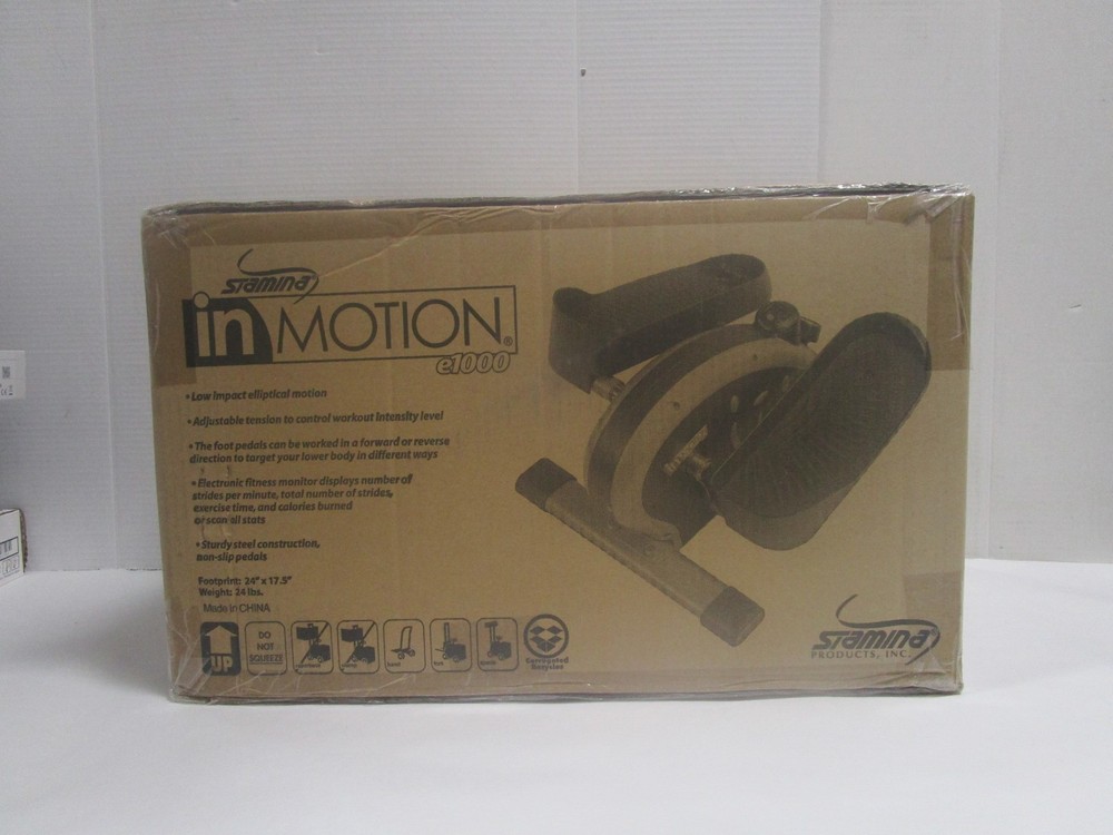 STAMINA IN MOTION E1000 Compact Lower Cardio Workout Stride Machine