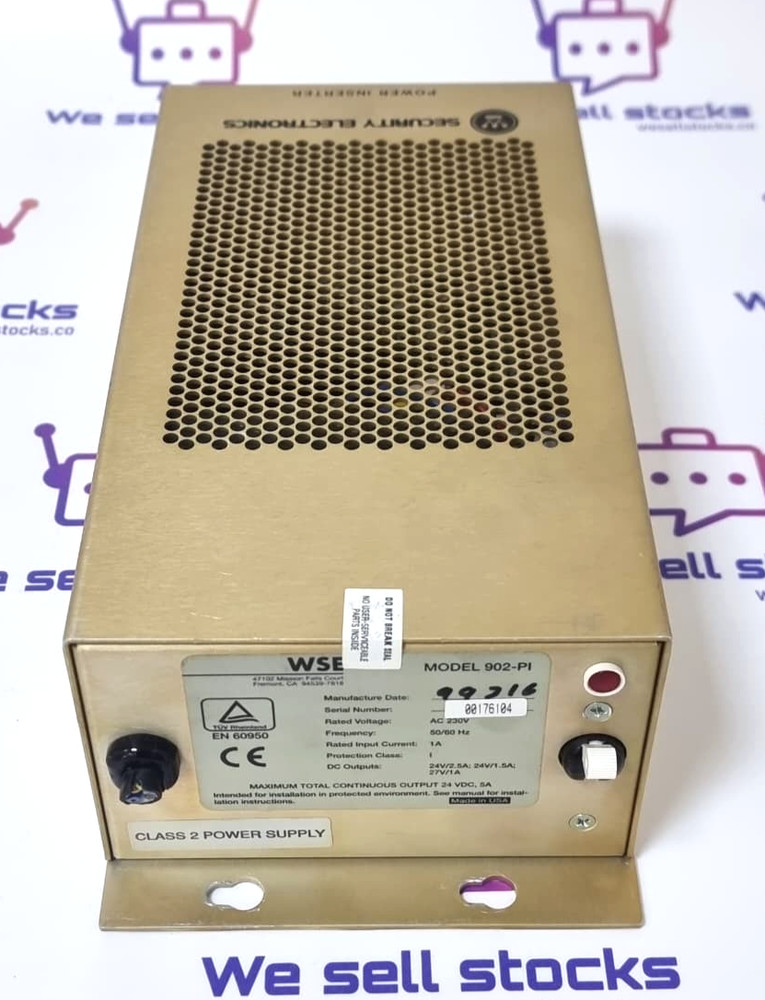 WSE SECURITY ELECTRONICS 902-PI Power Supply
