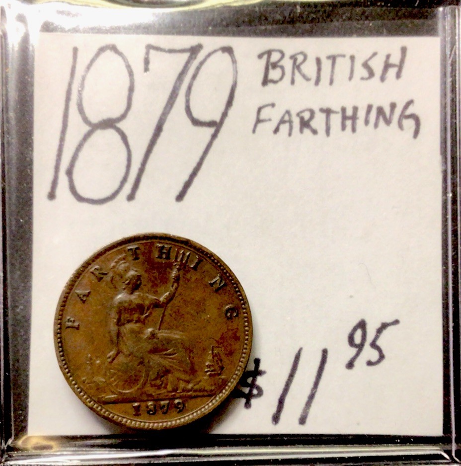 1879 British Farthing! ENN Coins
