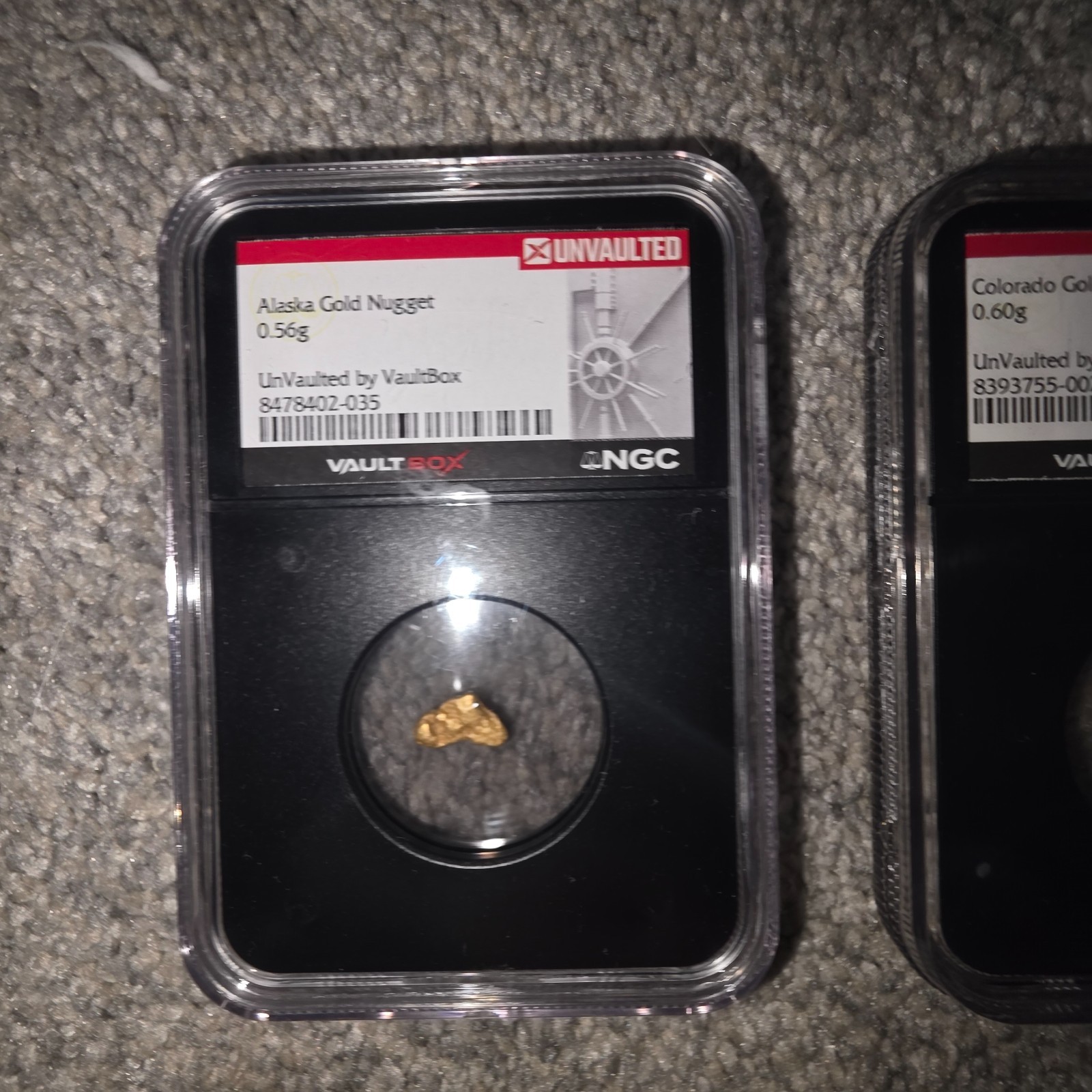 Alaskan gold nuggets .56