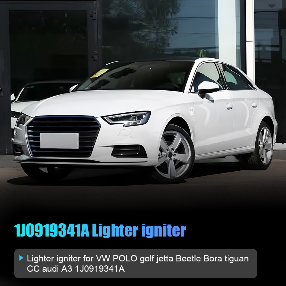 Cigarette Lighter Socket Assembly For VW Jetta Bora Golf Passat Beetle Polo Eos
