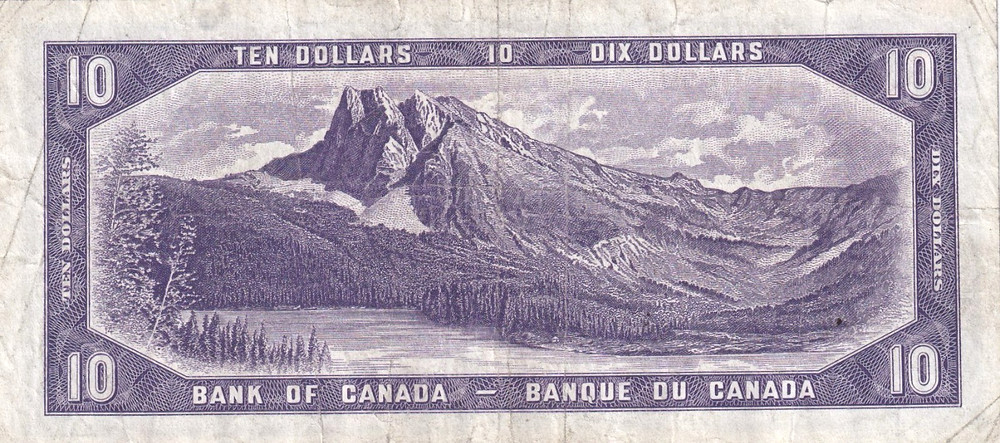 Canada $10 1954 "Devils Face" Pick# 69b