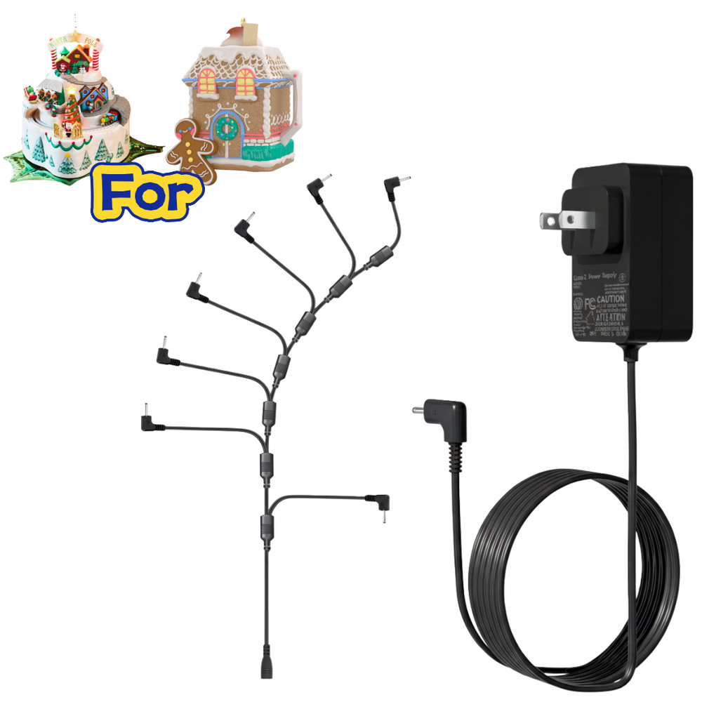 5V Power for Hallmark Keepsake and Magic Keepsake with 7 Plug for 2.5 mm