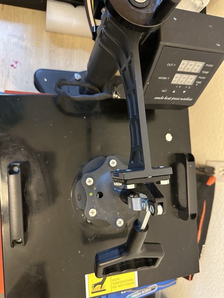 DTG Printer And Iron Heat Epson with printer Spairs and software