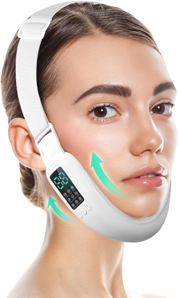 Double Chin V-Shaped Face Machine w 8 Modes & 15 Adjustable Settings NEW
