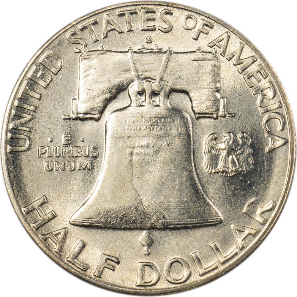1949-S Franklin Half Dollar - Key Date - AU!